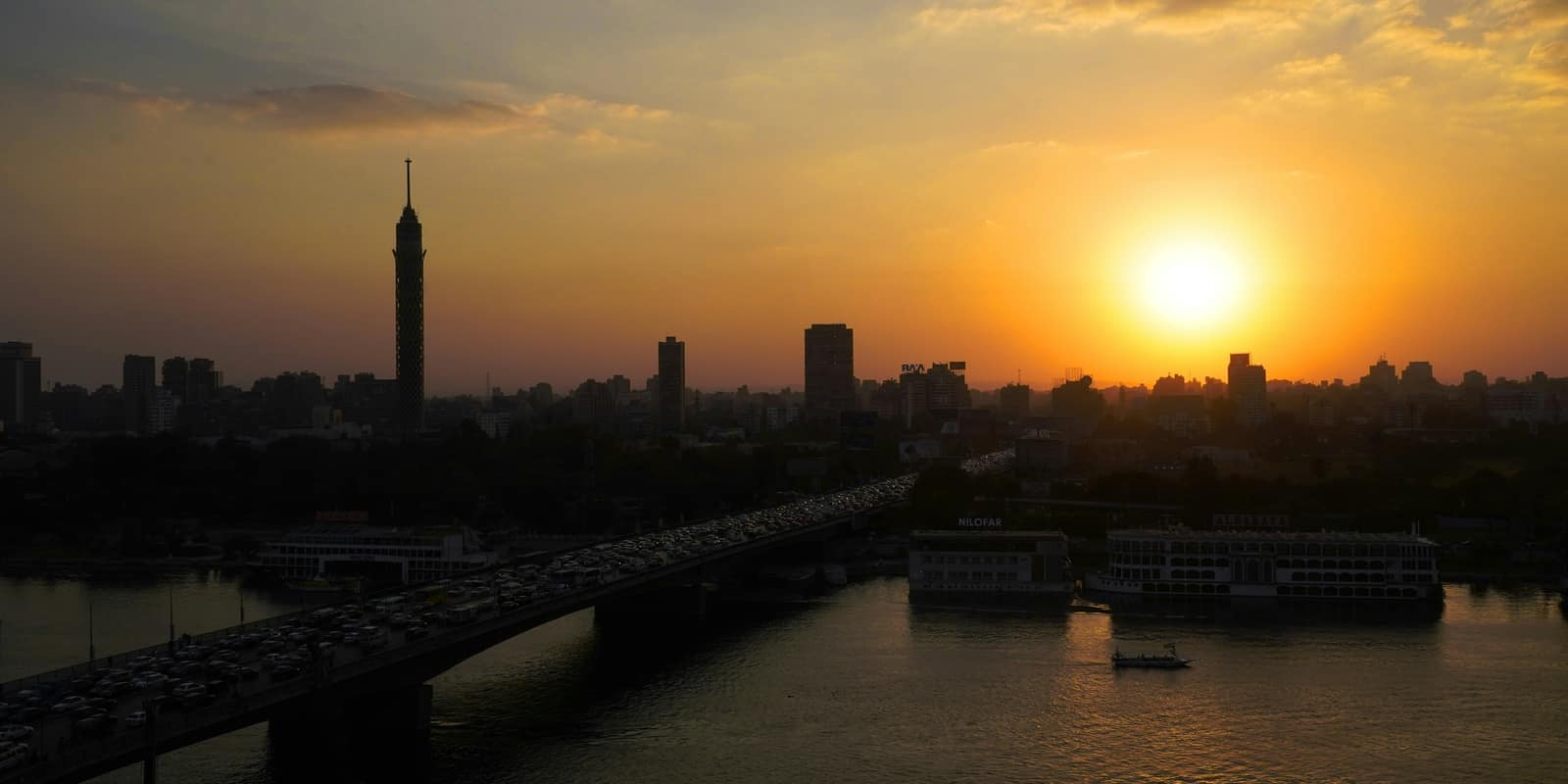 Cairo at sunset